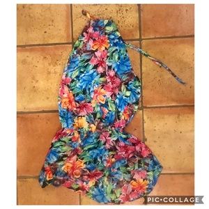 SMYM Hammock Halter Mini Dress